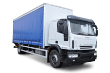 Car Hire Bangor - 18 Tonne Curtain Side Truck - Truck hire Bangor